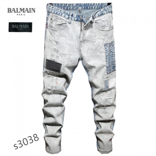 Balmain Jeans For Men #888436 $48.00 USD, Wholesale Replica Balmain Jeans