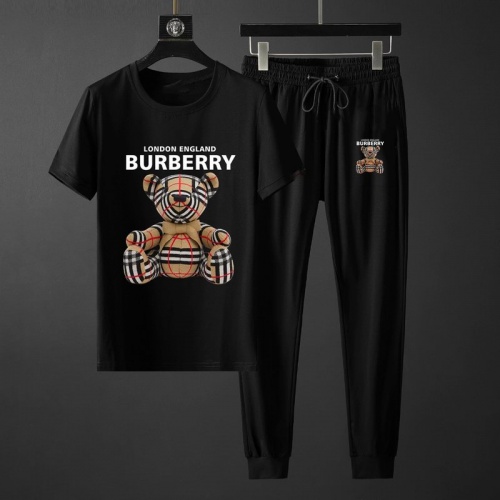 Burberry Tracksuits Short Sleeved For Men #888446 $68.00 USD, Wholesale Replica Burberry Tracksuits
