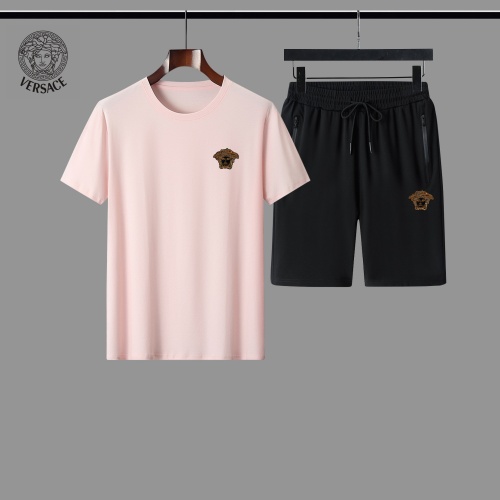 Versace Tracksuits Short Sleeved For Men #888473 $56.00 USD, Wholesale Replica Versace Tracksuits