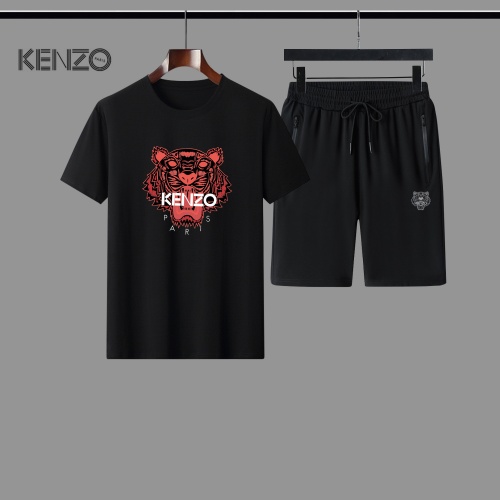 kenzo Tracksuits Short Sleeved For Men #888484 $56.00 USD, Wholesale Replica Kenzo Tracksuits
