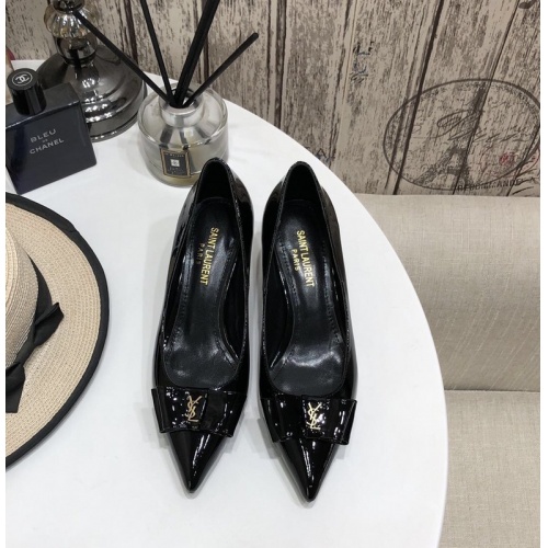 Replica Yves Saint Laurent YSL High-Heeled Shoes For Women #888829 $101.00 USD for Wholesale