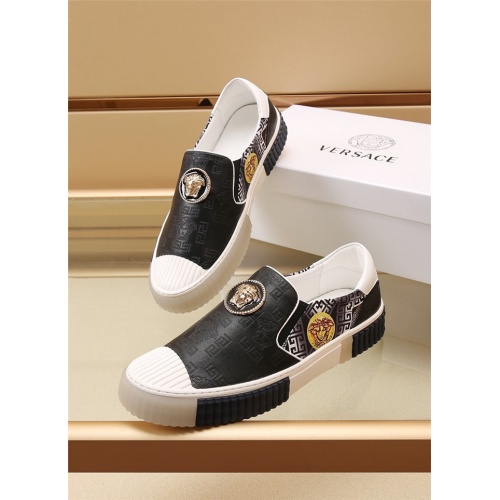 Versace Casual Shoes For Men #888875 $82.00 USD, Wholesale Replica Versace Casual Shoes