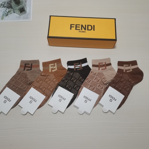 Fendi Socks #889055 $27.00 USD, Wholesale Replica Fendi Socks