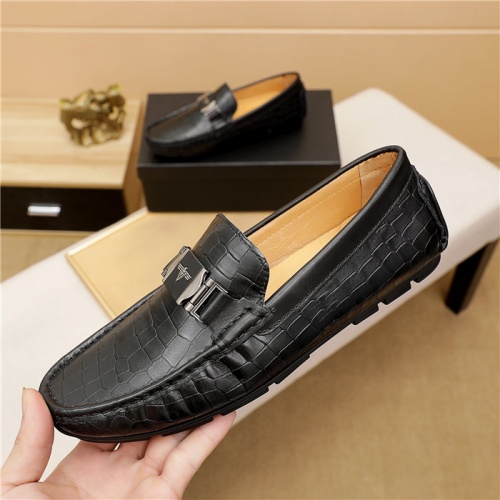 Replica Armani Leather Shoes For Men #889436 $68.00 USD for Wholesale