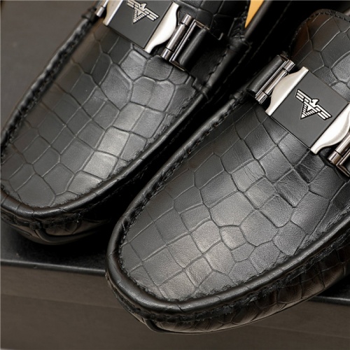 Replica Armani Leather Shoes For Men #889436 $68.00 USD for Wholesale