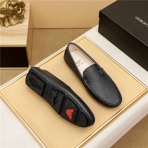 Replica Armani Leather Shoes For Men #889437 $68.00 USD for Wholesale