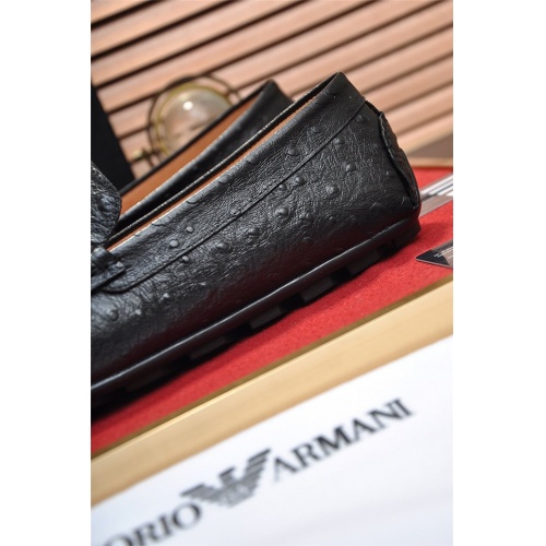 Replica Armani Leather Shoes For Men #889441 $76.00 USD for Wholesale