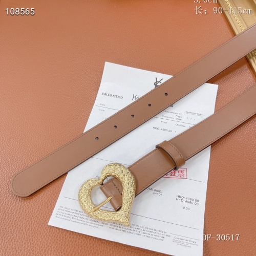 Replica Yves Saint Laurent AAA Belts #889702 $68.00 USD for Wholesale