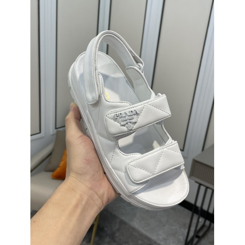 Replica Prada Sandal For Women #889735 $102.00 USD for Wholesale