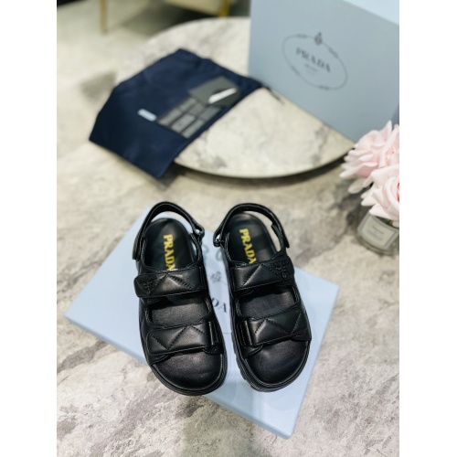 Replica Prada Sandal For Women #889736 $102.00 USD for Wholesale