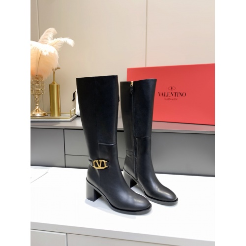 Replica Valentino Boots For Women #889817 $129.00 USD for Wholesale