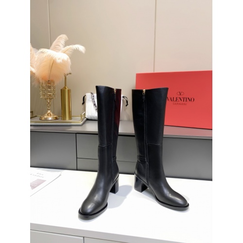 Replica Valentino Boots For Women #889817 $129.00 USD for Wholesale