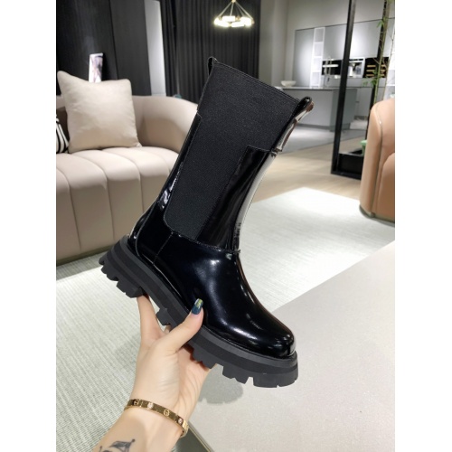 Replica Alexander McQueen Boots For Women #889849 $109.00 USD for Wholesale