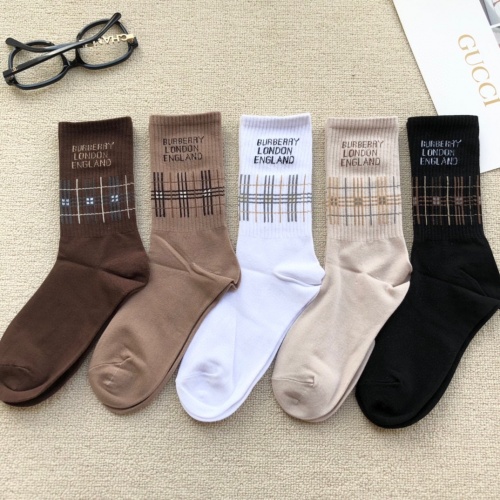 Burberry Socks #889954 $27.00 USD, Wholesale Replica Burberry Socks