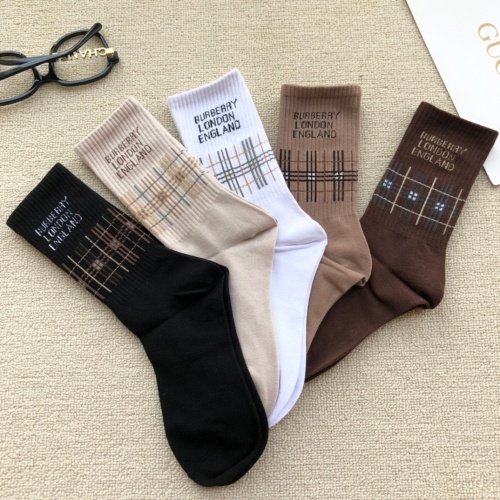Replica Burberry Socks #889954 $27.00 USD for Wholesale