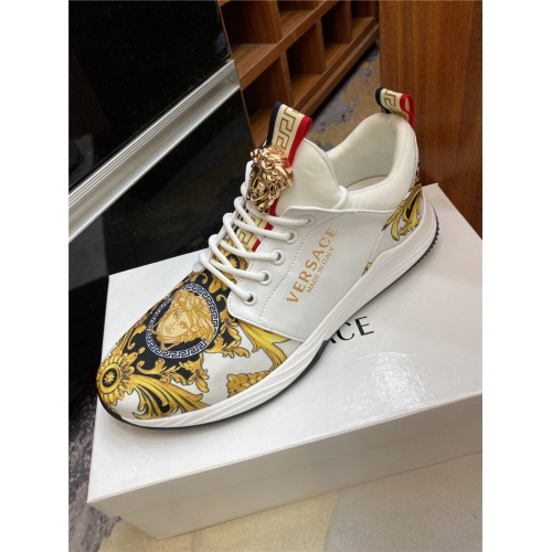 Replica Versace Casual Shoes For Men #890023 $76.00 USD for Wholesale
