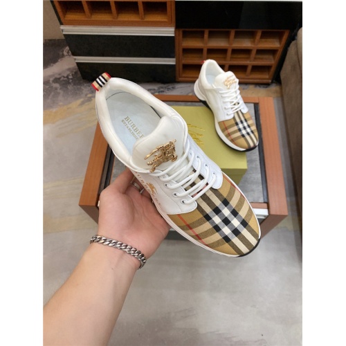 Replica Burberry Casual Shoes For Men #890035 $76.00 USD for Wholesale