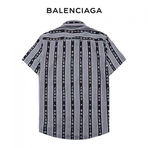 Replica Balenciaga Shirts Short Sleeved For Men #890129 $35.00 USD for Wholesale