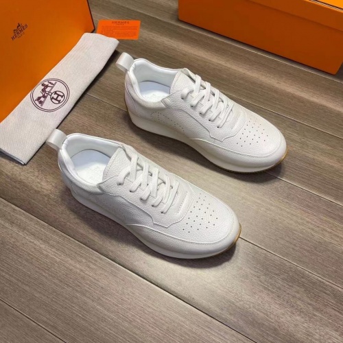 Replica Hermes Casual Shoes For Men #890211 $82.00 USD for Wholesale
