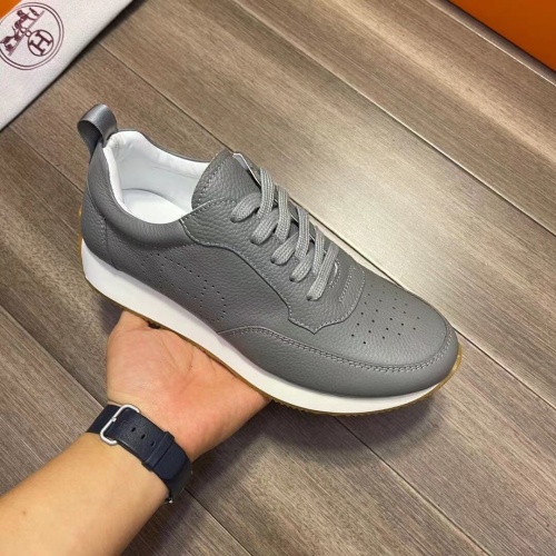 Replica Hermes Casual Shoes For Men #890212 $82.00 USD for Wholesale