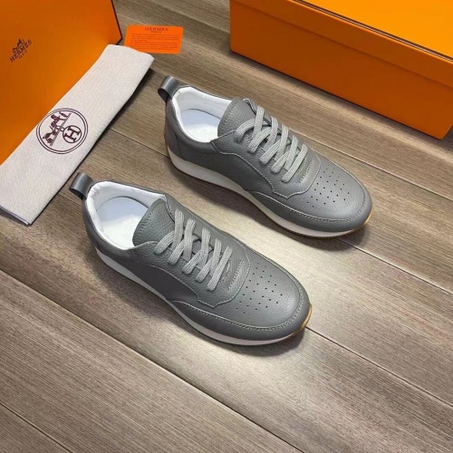 Replica Hermes Casual Shoes For Men #890212 $82.00 USD for Wholesale