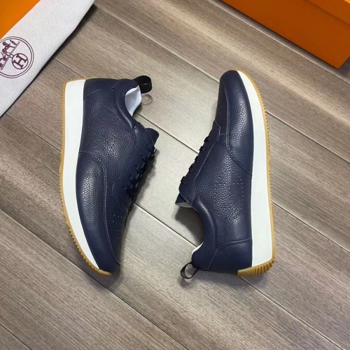 Replica Hermes Casual Shoes For Men #890213 $82.00 USD for Wholesale