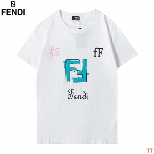 Fendi T-Shirts Short Sleeved For Men #890411 $27.00 USD, Wholesale Replica Fendi T-Shirts