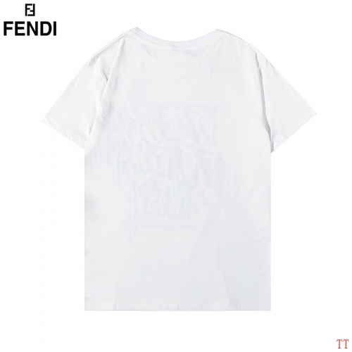 Replica Fendi T-Shirts Short Sleeved For Men #890413 $29.00 USD for Wholesale