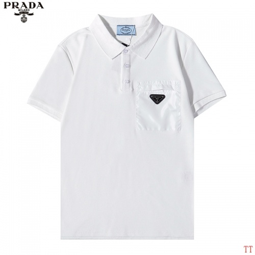 Prada T-Shirts Short Sleeved For Men #890427 $39.00 USD, Wholesale Replica Prada T-Shirts