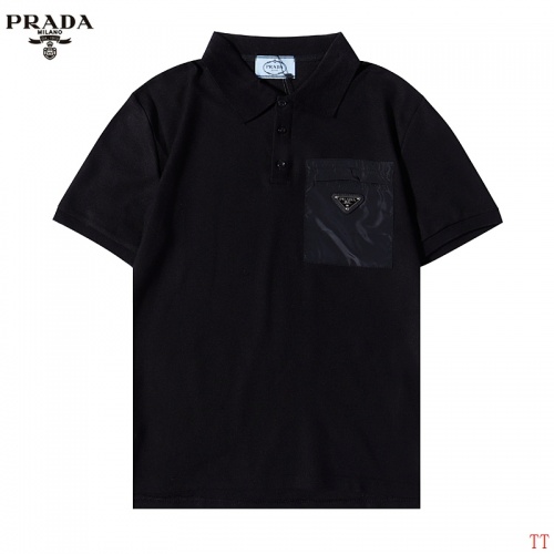 Prada T-Shirts Short Sleeved For Men #890428 $39.00 USD, Wholesale Replica Prada T-Shirts