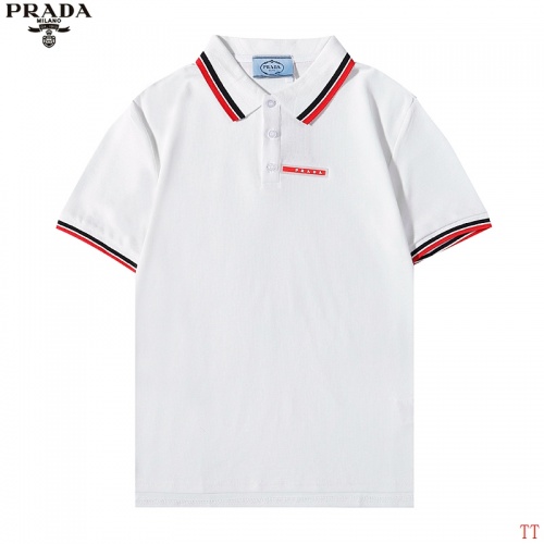 Prada T-Shirts Short Sleeved For Men #890429 $39.00 USD, Wholesale Replica Prada T-Shirts