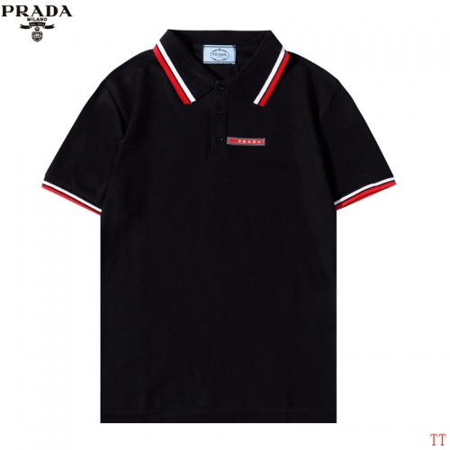 Prada T-Shirts Short Sleeved For Men #890430 $39.00 USD, Wholesale Replica Prada T-Shirts
