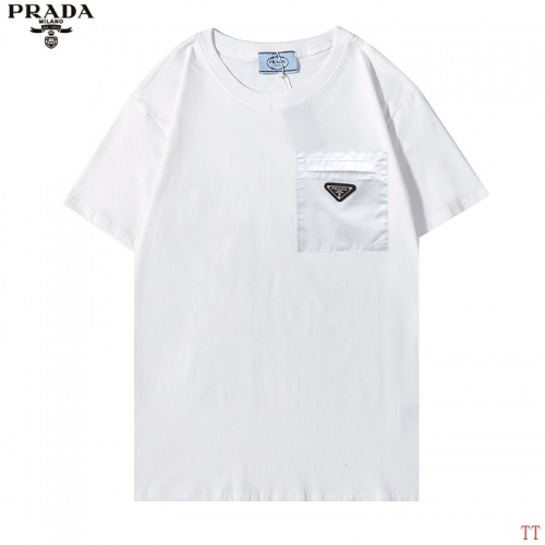 Prada T-Shirts Short Sleeved For Men #890431 $29.00 USD, Wholesale Replica Prada T-Shirts