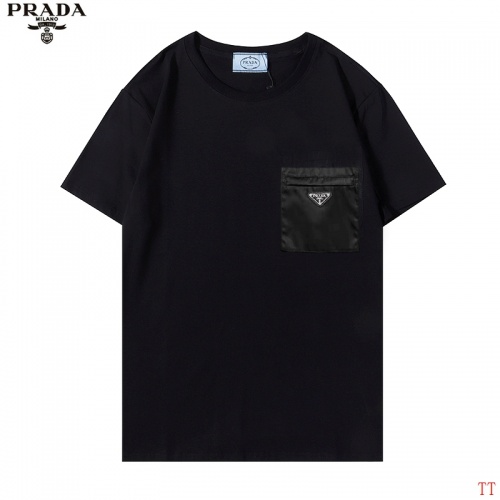 Prada T-Shirts Short Sleeved For Men #890432 $29.00 USD, Wholesale Replica Prada T-Shirts