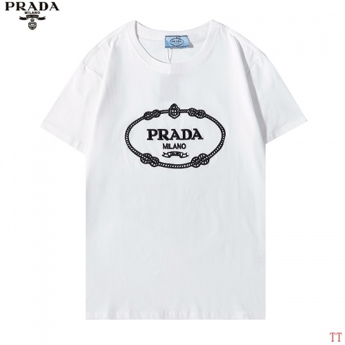 Prada T-Shirts Short Sleeved For Men #890433 $27.00 USD, Wholesale Replica Prada T-Shirts