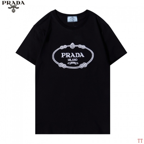 Prada T-Shirts Short Sleeved For Men #890434 $27.00 USD, Wholesale Replica Prada T-Shirts