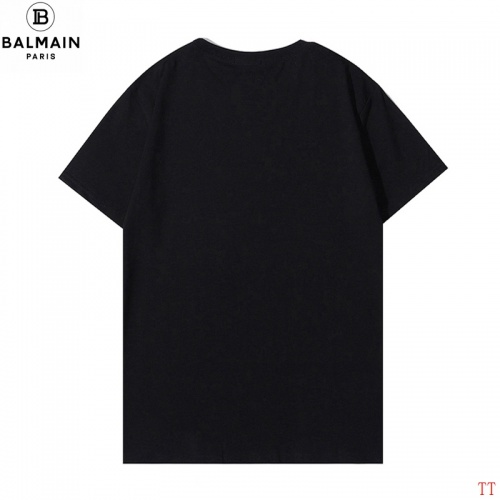 Replica Balmain T-Shirts Short Sleeved For Men #890438 $27.00 USD for Wholesale