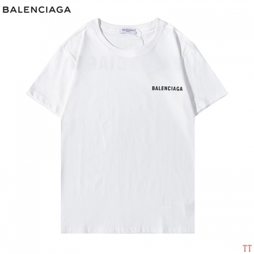 Replica Balenciaga T-Shirts Short Sleeved For Men #890439 $27.00 USD for Wholesale