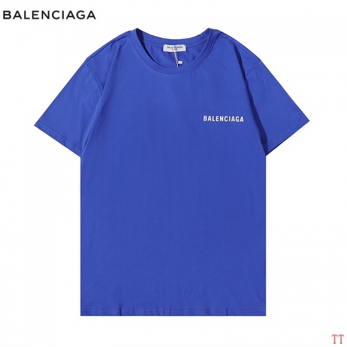Replica Balenciaga T-Shirts Short Sleeved For Men #890442 $27.00 USD for Wholesale
