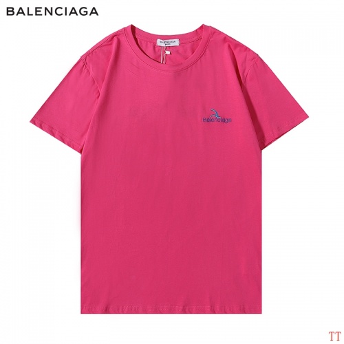 Replica Balenciaga T-Shirts Short Sleeved For Men #890446 $27.00 USD for Wholesale