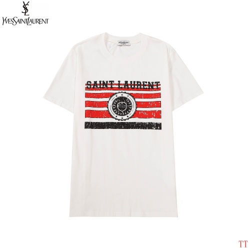 Yves Saint Laurent YSL T-shirts Short Sleeved For Men #890473 $27.00 USD, Wholesale Replica Yves Saint Laurent YSL T-shirts