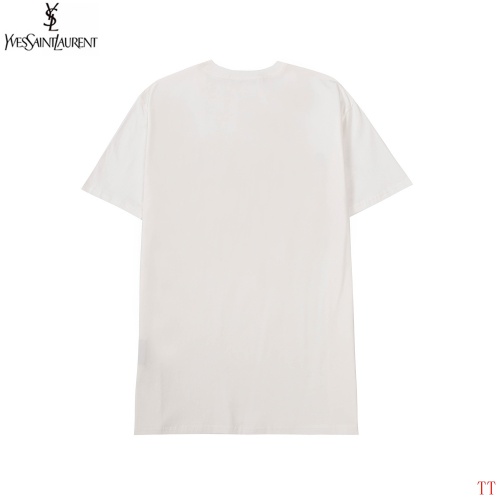 Replica Yves Saint Laurent YSL T-shirts Short Sleeved For Men #890473 $27.00 USD for Wholesale