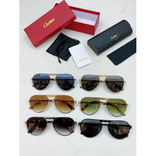 Replica Cartier AAA Quality Sunglasses #890474 $54.00 USD for Wholesale
