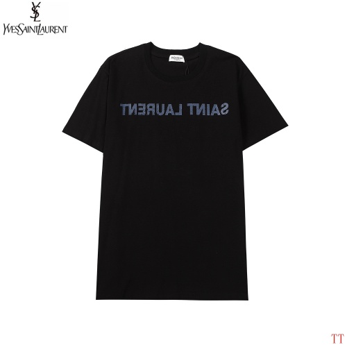 Yves Saint Laurent YSL T-shirts Short Sleeved For Men #890481 $27.00 USD, Wholesale Replica Yves Saint Laurent YSL T-shirts