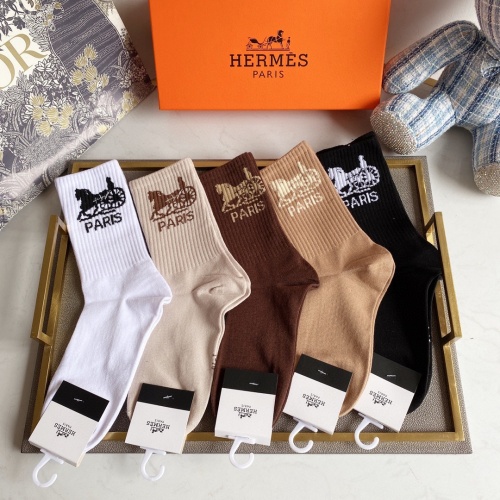 Hermes Socks #890531 $27.00 USD, Wholesale Replica Hermes Socks