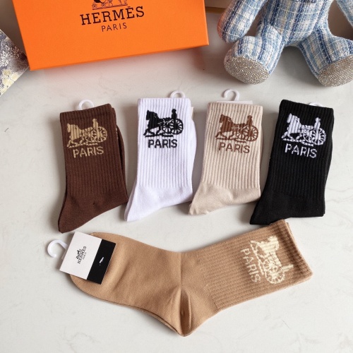 Replica Hermes Socks #890531 $27.00 USD for Wholesale