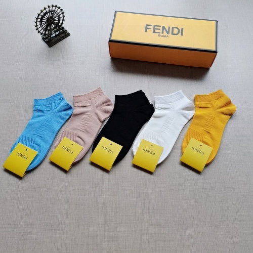 Fendi Socks #890536 $27.00 USD, Wholesale Replica Fendi Socks