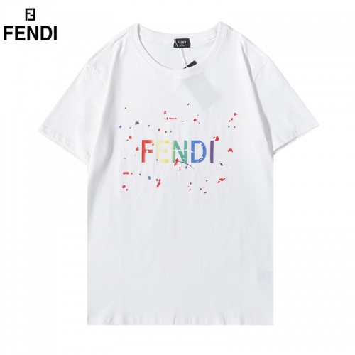 Fendi T-Shirts Short Sleeved For Men #890933 $29.00 USD, Wholesale Replica Fendi T-Shirts
