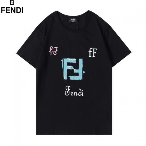 Fendi T-Shirts Short Sleeved For Men #890935 $27.00 USD, Wholesale Replica Fendi T-Shirts