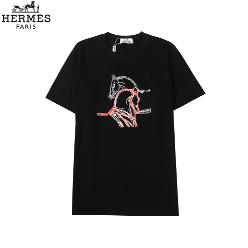 Hermes T-Shirts Short Sleeved For Men #890996 $27.00 USD, Wholesale Replica Hermes T-Shirts